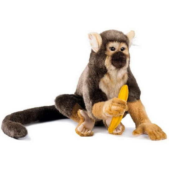 Peluche singe avec banane 27cm