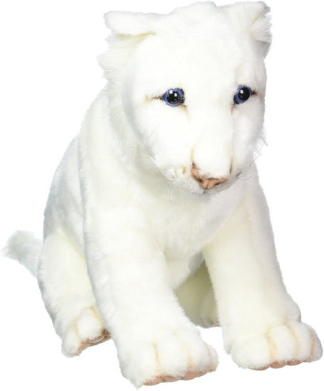 Peluche Lionceau blanc 35cm