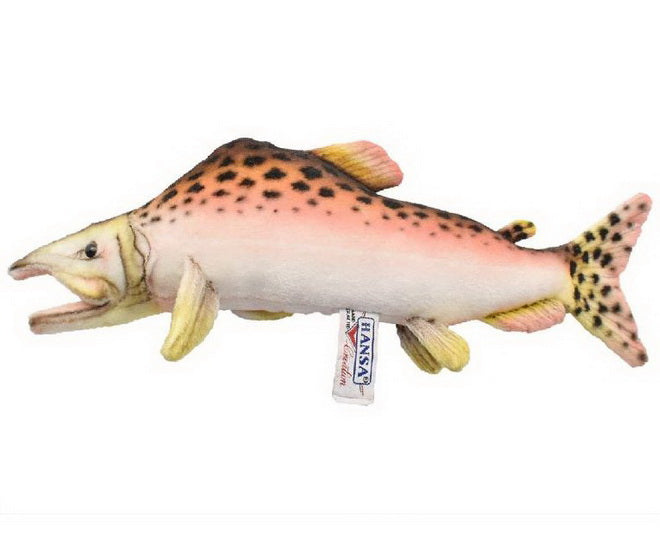 Peluche Saumon rose 40cm