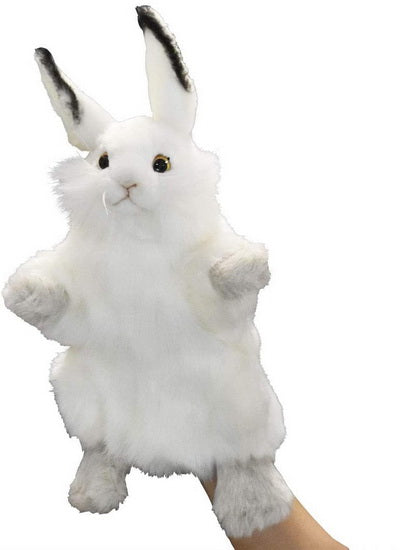 Marionnette Lapin blanc 34cm