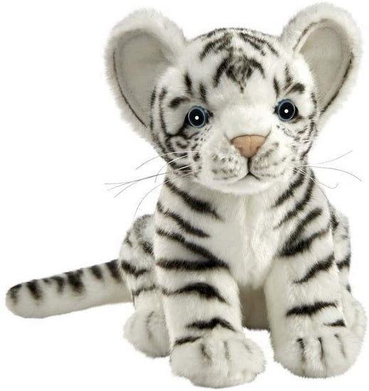 Peluche Bébé tigre blanc 17cm