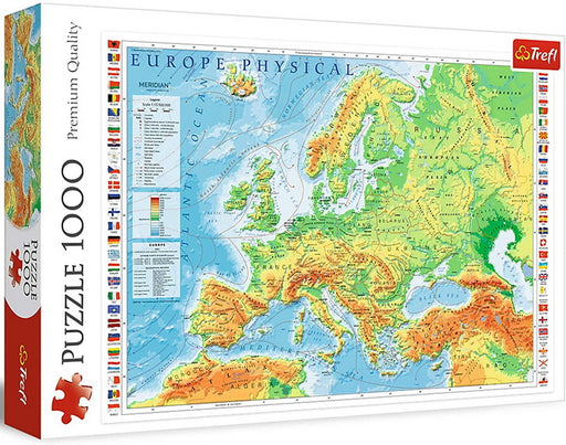 Carte de l'europe 1000 mcx  