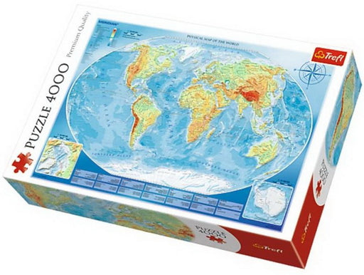 Grande carte du monde 4000 mcx