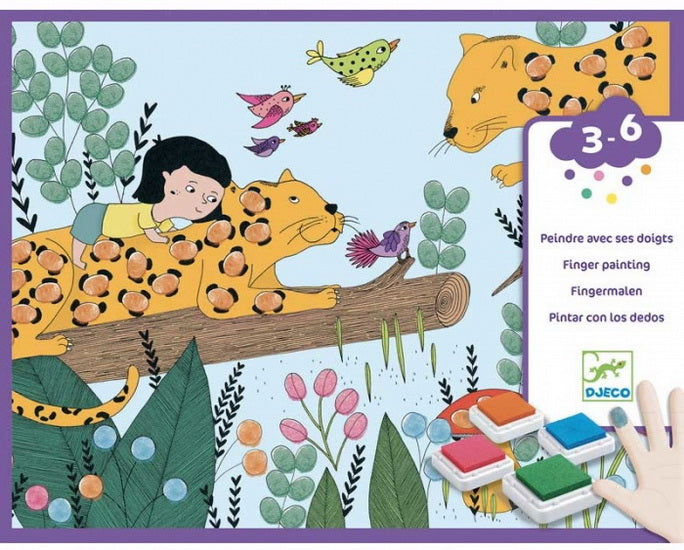 Touché ! Peinture avec les doigts