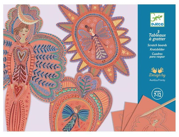 Tableau à gratter Anges