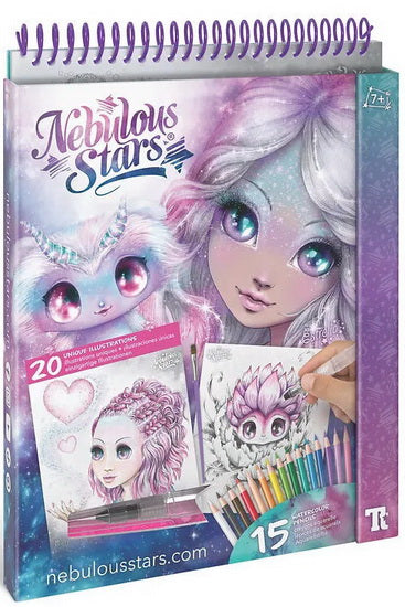 Livre à colorier à l'aquarelle