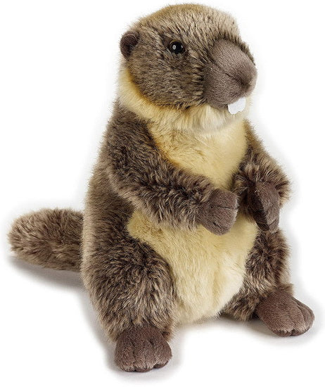 Peluche marmottes des alpes 25 cm — Griffon