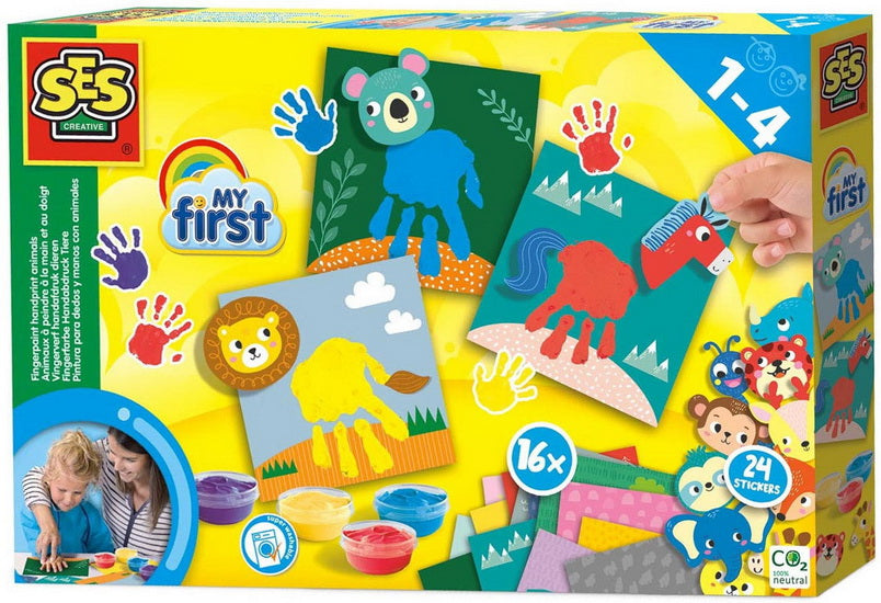 Peinture à doigt animaux