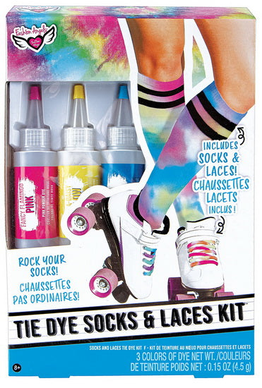 Paire de bas avec lacets Tie Dye