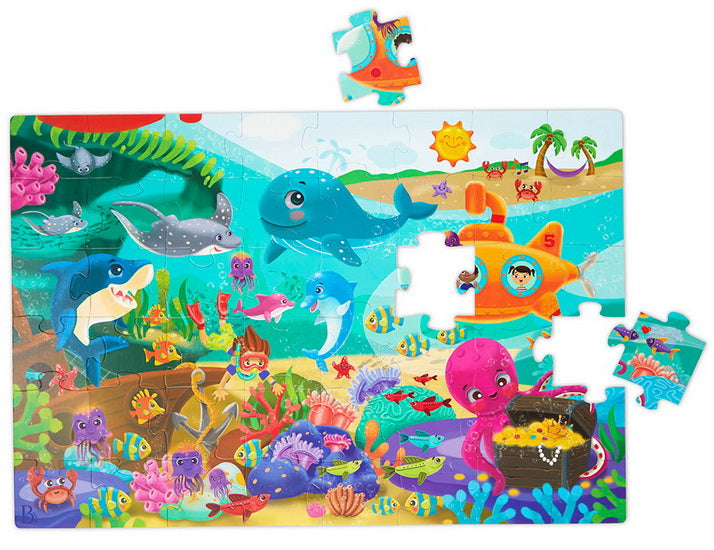 Casse-tête de plancher Sous la mer