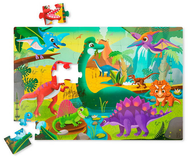 Casse-tête de plancher Dinosaures