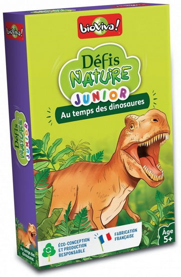 Cartes Défis Nature Junior Au temps des dinosaures