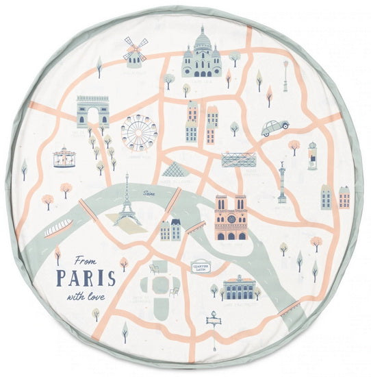 Sac rangement carte de Paris