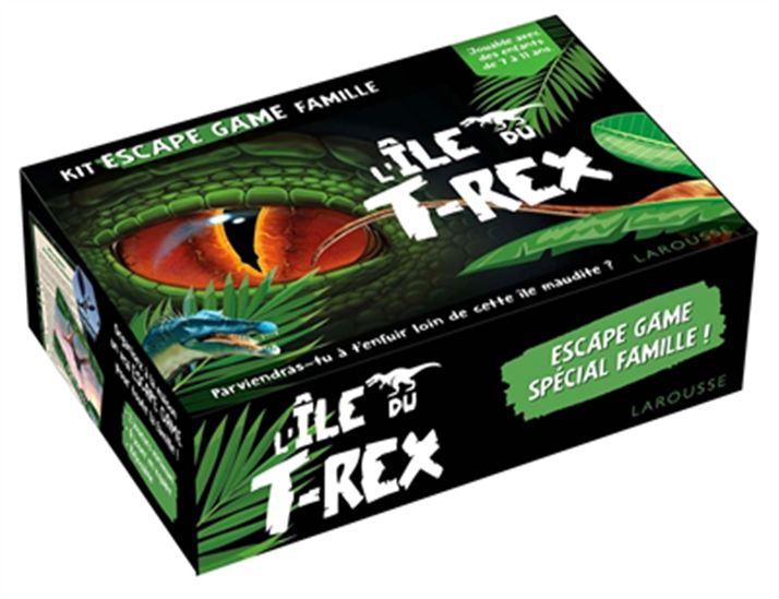 Île du T.rex: kit escape game famille(L') Cof.