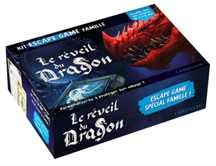 Réveil du dragon : kit escape game famille(Le) Cof.