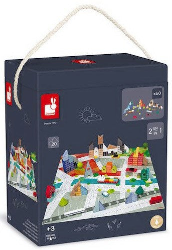 Kubix ensemble de 60 blocs & ville