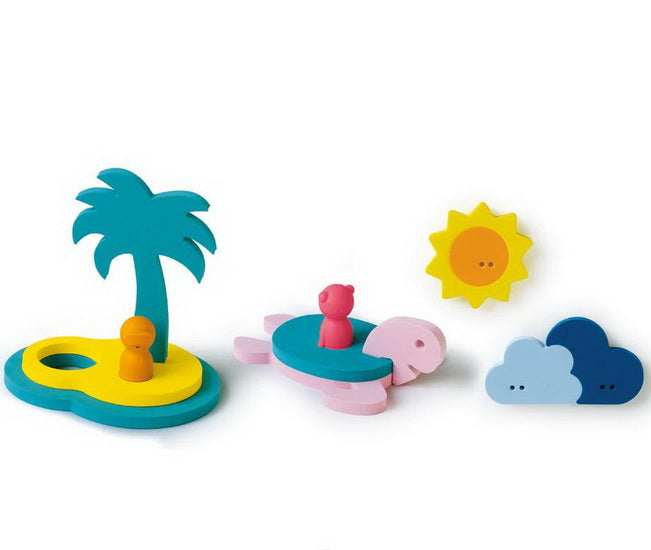 Quutopia casse-tête de bain ile aux trésors