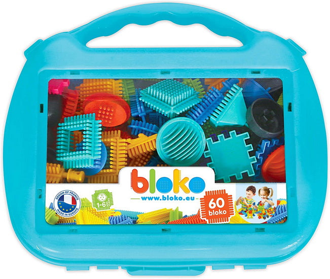 Valise 60 pcs Bloko bleue