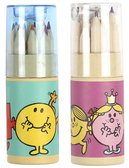 Ens. mini crayons de couleur M/Mme 2AS