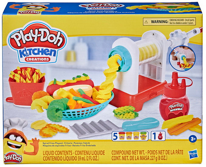 Ensemble pâte à modeler friterie