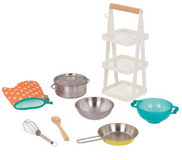 Mini Chef ensemble de jeu chaudron et poêlon