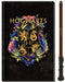 Cahier de notes Poudlard et baguette stylo