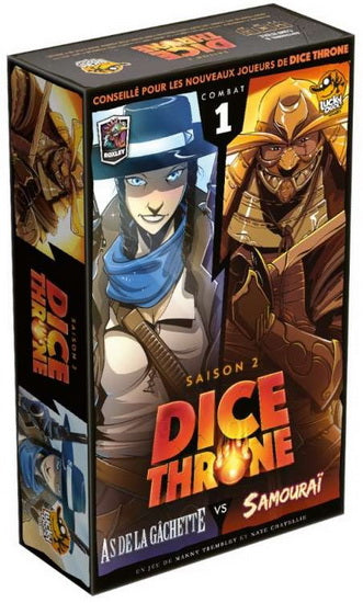 Dice Throne Saison 2 As de la Gâchette vs. Samouraï