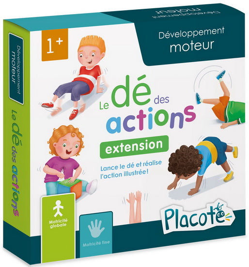 Le dé des actions extension du jeu Le dé des premiers mots