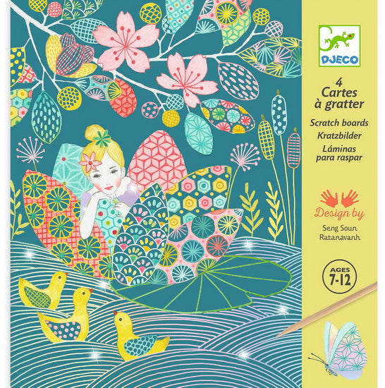 L'étang cartes à gratter