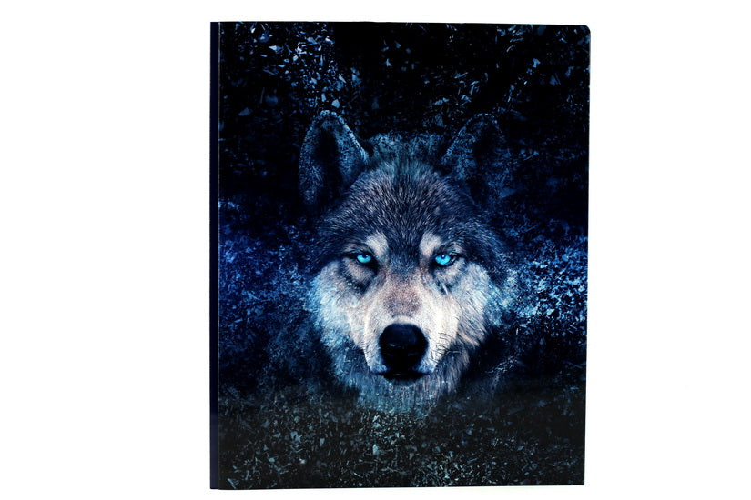 Duo-tang 2 pochettes Loup