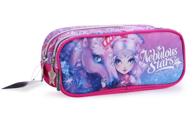 Étui à crayons 2 compartiments Nebulia