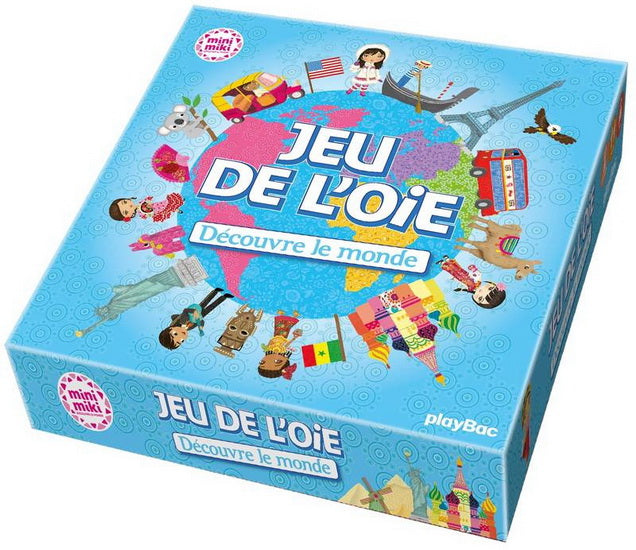Minimiki : jeu de l'oie : découvre le monde