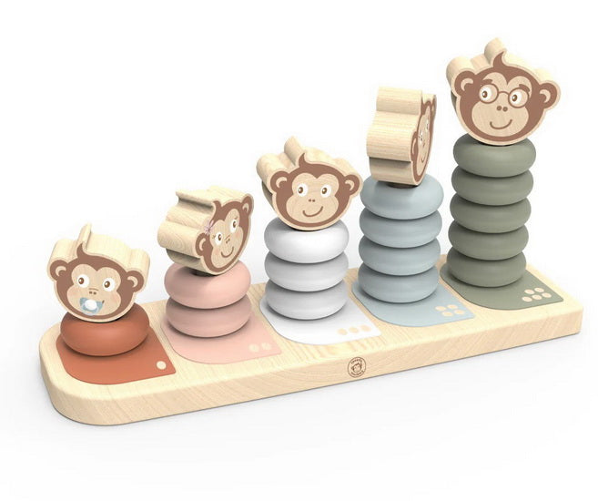 Famille des singes empilable