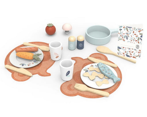 Ensemble de dîner en bois