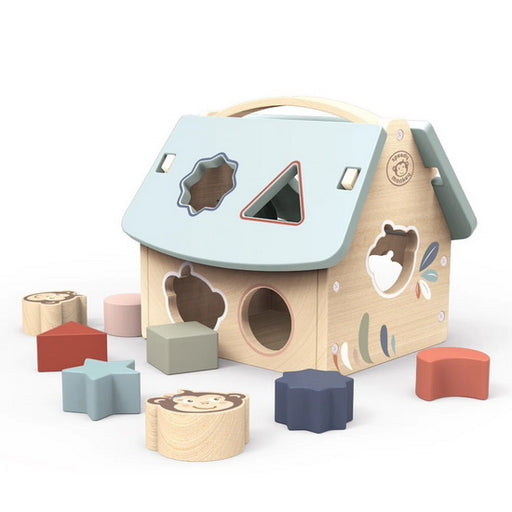 Maison à formes en bois 8 blocs