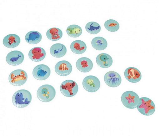 Mémo de bain Mes bébés animaux