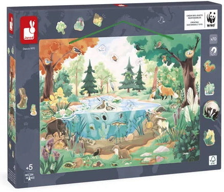 Tableau magnétique La forêt