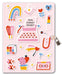 Journal intime avec cadenas - Collants
