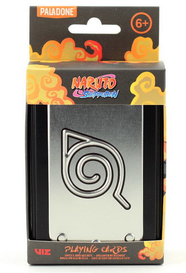 Jeu de cartes Naruto avec boitier de métal