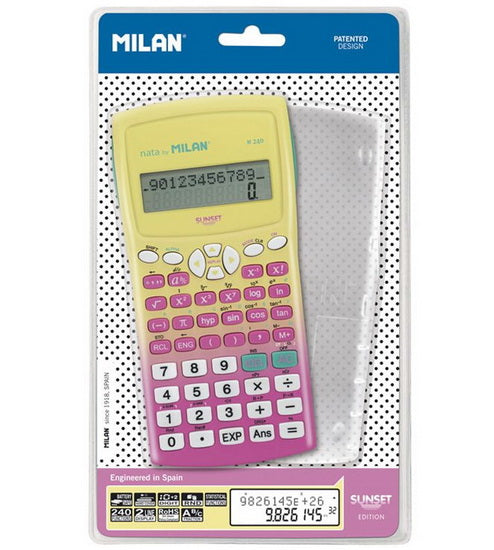 Calculatrice scientifique Sunset rose