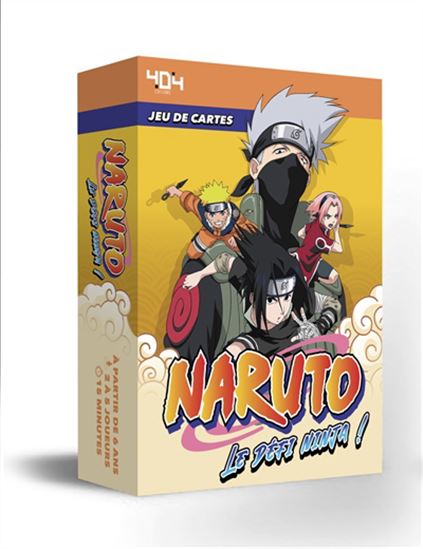 Naruto : le défi ninja ! : jeu de cartes