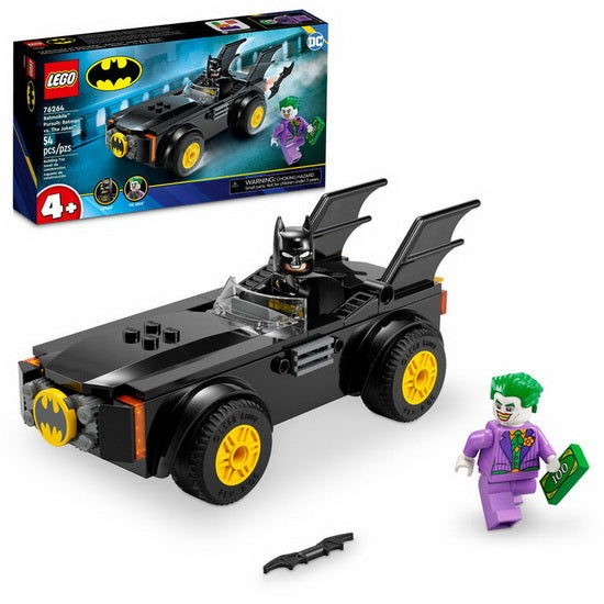 La poursuite en Batmobile Batman contre le Joker
