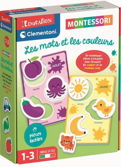 Montessori Les mots et les couleurs
