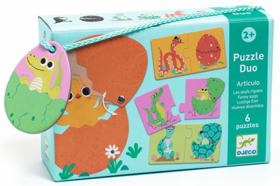 Puzzle duo Articulo les oeufs rigolos