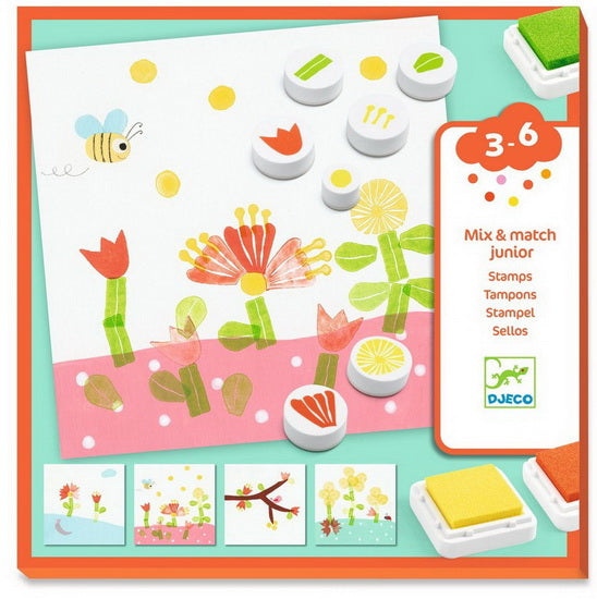 Tampons avec des fleurs