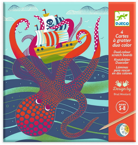 Cartes à gratter Dessus-Dessous