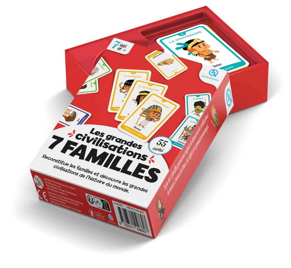 7 familles : les grandes civilisations : 7 ans et + 2e éd.