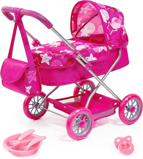 Poussette pour poupées - Poussette de poupée pour Enfant avec Panier  inférieur | Poussette pour Filles à partir de 3 Ans, Cad