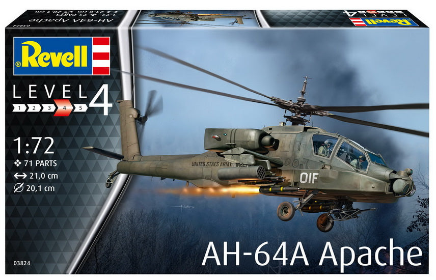 Hélicoptère AH-64A Apache 1/144