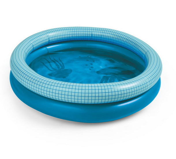 Piscine moyenne bleu océan